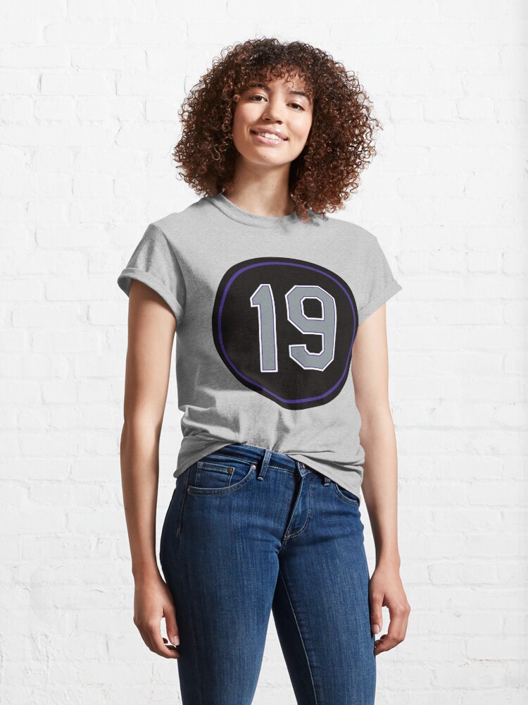 Charlie Blackmon #19 Jersey Number Sticker for Sale by StickBall