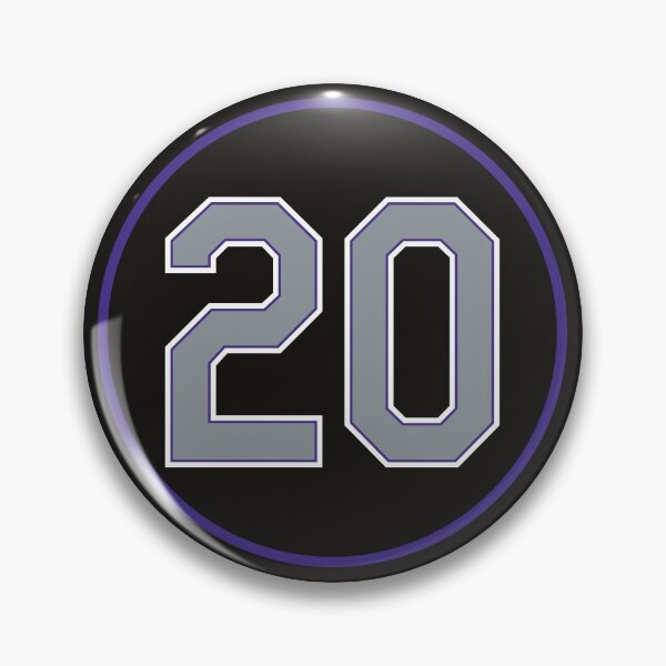 Item preview, Ian Desmond #20 Jersey Number designed and sold by StickBall.