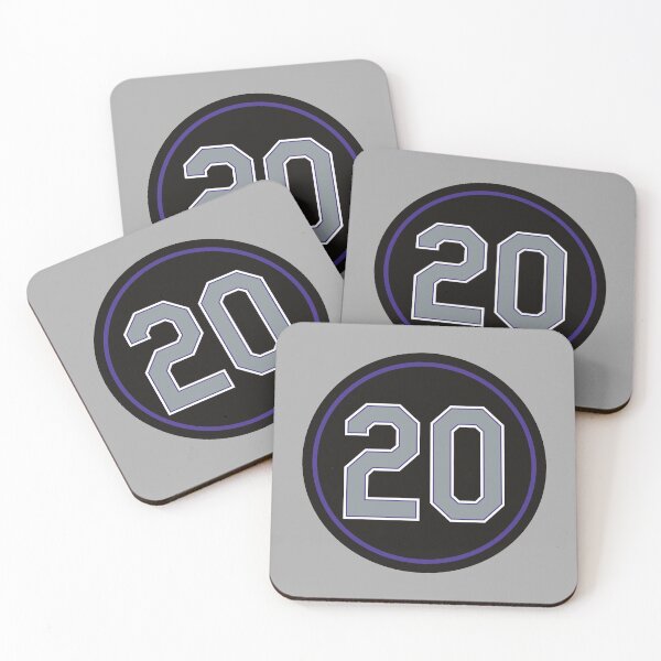 Item preview, Ian Desmond #20 Jersey Number designed and sold by StickBall.