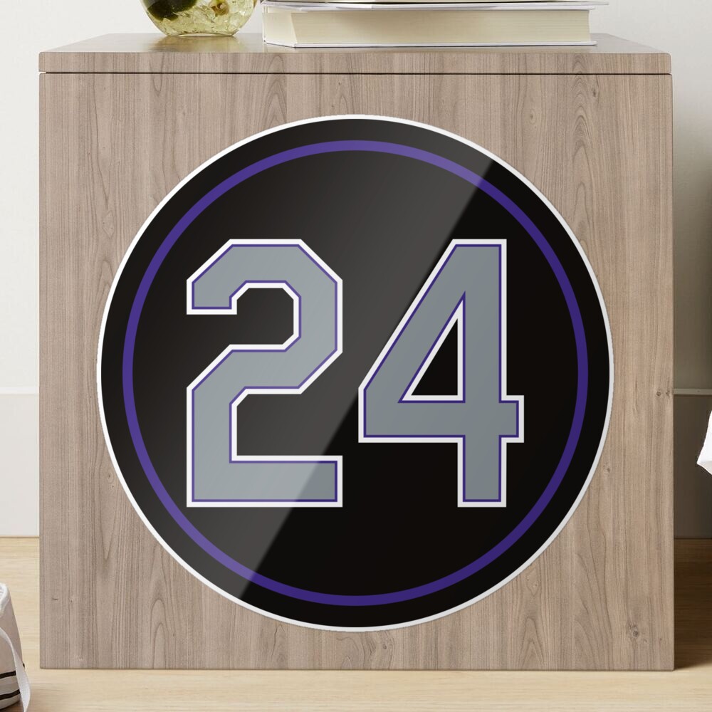 Ryan McMahon #24 Jersey Number Sticker for Sale by StickBall