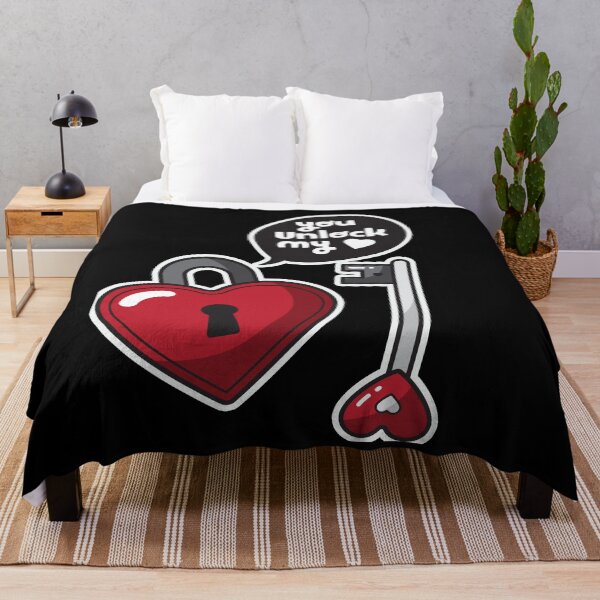 Item preview, You Unlock my heart with keys gift for Valentines day for him and for her designed and sold by TheFlipRepublic.