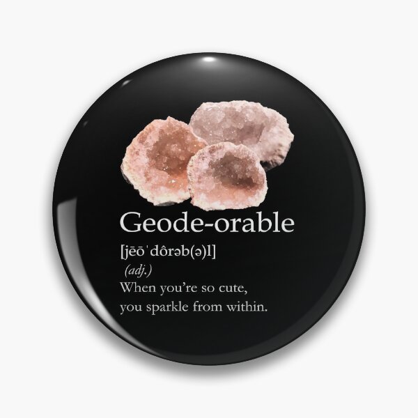 Item preview, Geode-orable - white type designed and sold by CJGrimes.