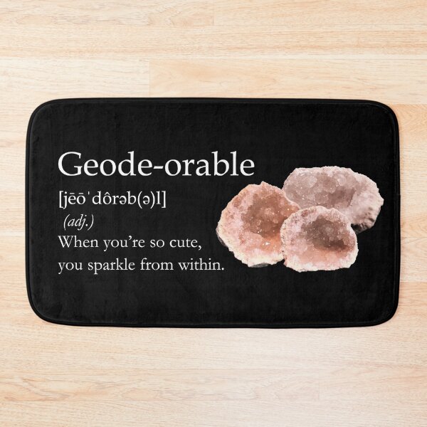 Item preview, Geode-orable - white type designed and sold by CJGrimes.