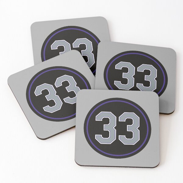 Item preview, Larry Walker #33 Jersey Number designed and sold by StickBall.