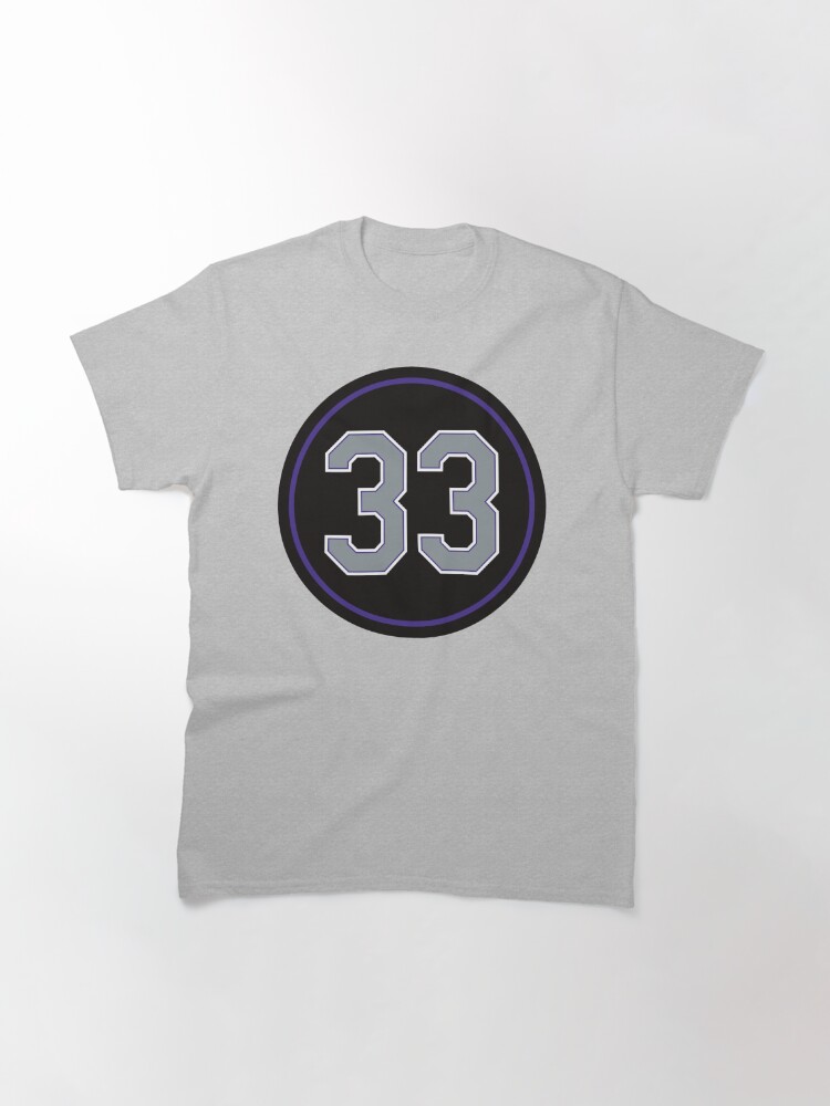 Larry Walker #33 Jersey Number Sticker for Sale by StickBall