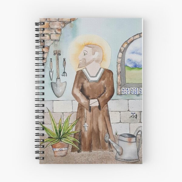 Item preview, Saint Fiacre - Patron Saint of Gardeners designed and sold by Bombc.