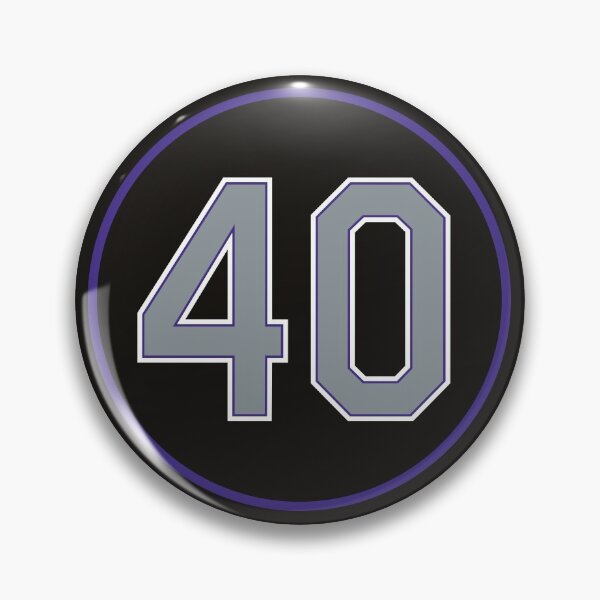 Item preview, Brian Fuentes #40 Jersey Number designed and sold by StickBall.