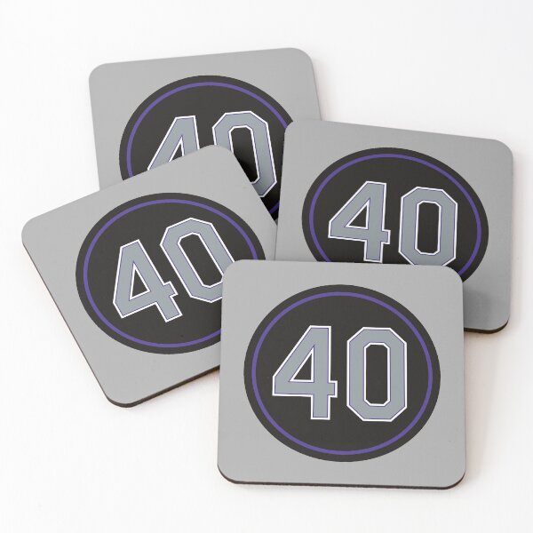Item preview, Brian Fuentes #40 Jersey Number designed and sold by StickBall.
