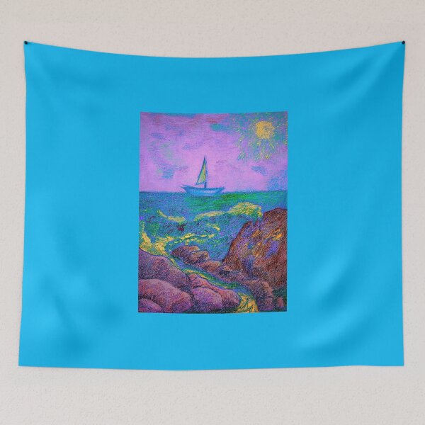 Item preview, Little Sailboat and Lavender Sky designed and sold by Anthony Macaluso.