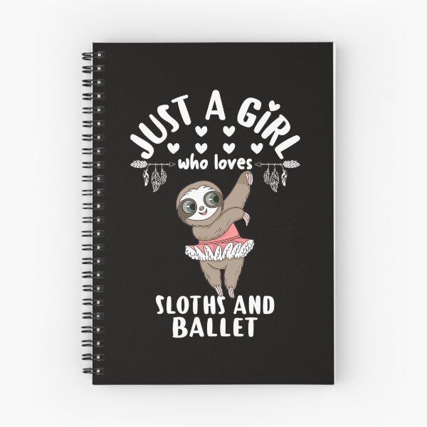 Item preview, Ballerina Sloth Gift Just A Girl Who Loves Sloths and Ballet designed and sold by RonaldDaughtry.