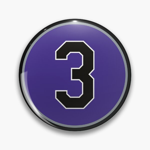 Item preview, Michael Cuddyer #3 Jersey Number designed and sold by StickBall.