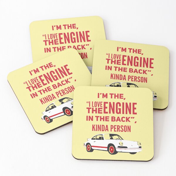 Item preview,  Classic Car Enthusiasts I Love the Engine in the Back designed and sold by NikNanjappa.