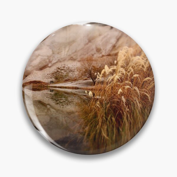 Item preview, Winter Reflections with Toi Toi - St Bathans Blue Lake designed and sold by Rachel Pile.