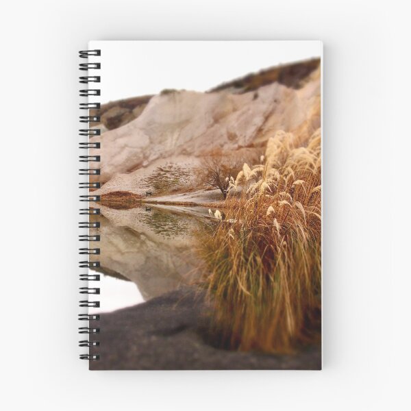 Item preview, Winter Reflections with Toi Toi - St Bathans Blue Lake designed and sold by Rachel Pile.