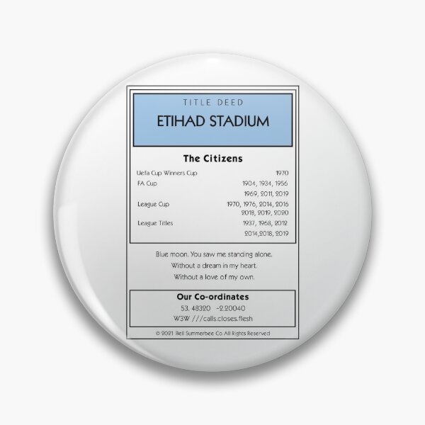 Item preview, Manchester City Monopoly inspired Title Deed design designed and sold by birchy1205.