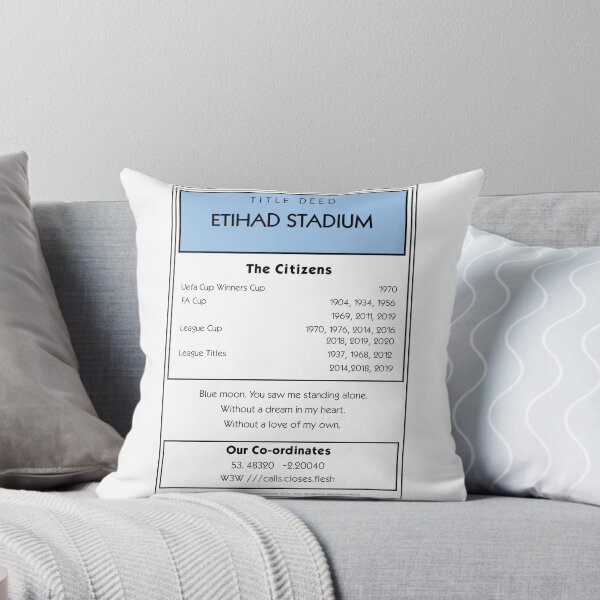 Item preview, Manchester City Monopoly inspired Title Deed design designed and sold by birchy1205.
