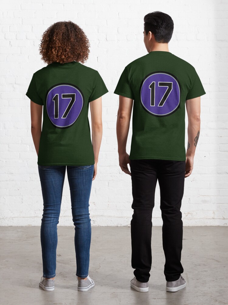 Todd Helton #17 Jersey Number Classic T-Shirt for Sale by