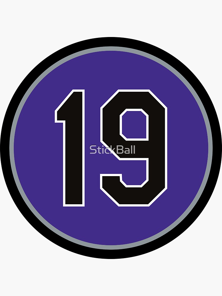 Larry Walker #33 Jersey Number Sticker for Sale by StickBall