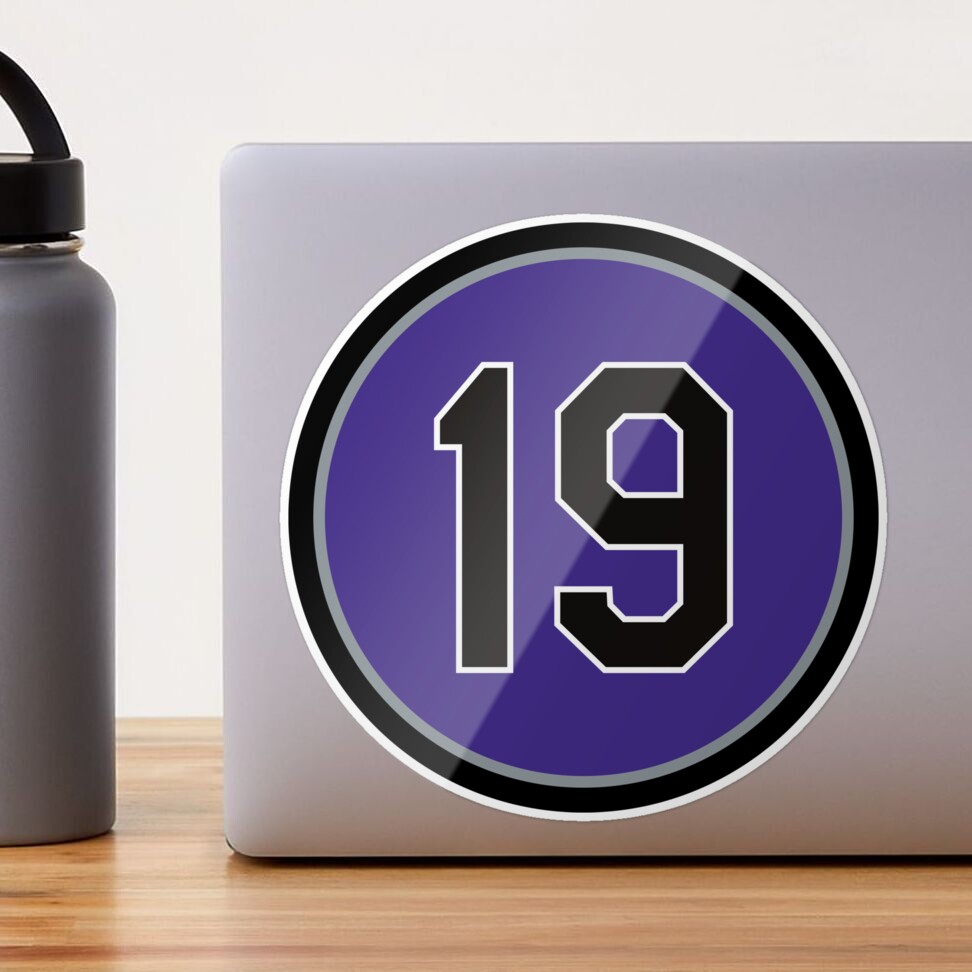 Charlie Blackmon #19 Jersey Number Sticker for Sale by StickBall