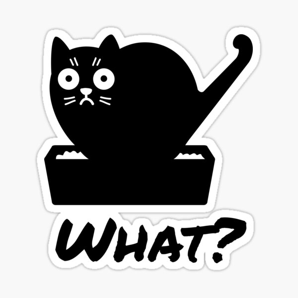 Artikel-Vorschau von Katze kackt in Katzenkiste und fragt, was Sie wollen, designt und verkauft von Creativeemily.