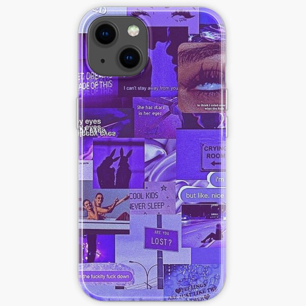 Purple Aesthetic Phone Case Iphone Case By Designs By Lily Redbubble