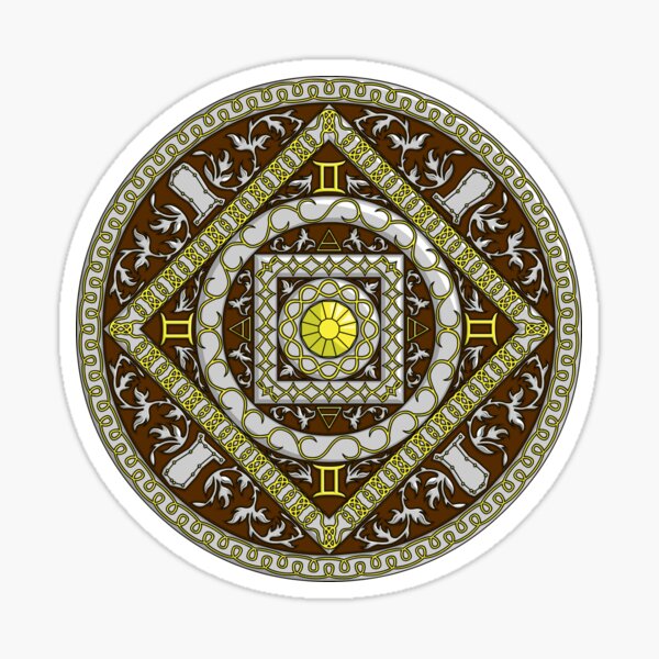 Item preview, Gemini Mandala designed and sold by Valerie Bennett.