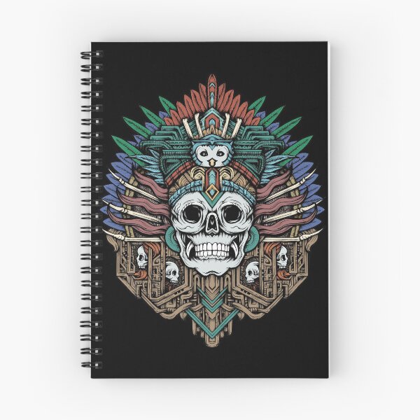 Item preview, Ah Puch, Mayan Death Skull Headdress Design designed and sold by ShaireProd.
