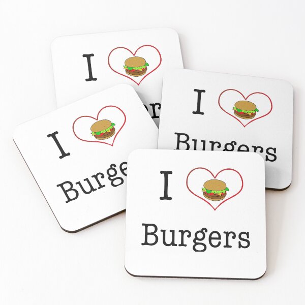 Item preview, I Heart Burgers designed and sold by Emilyromrell.