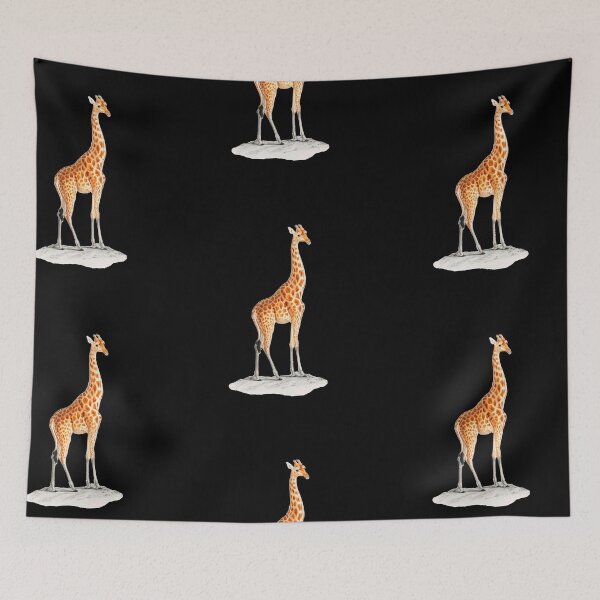 Item preview, Vintage giraffe on moon. designed and sold by Ziyodus.