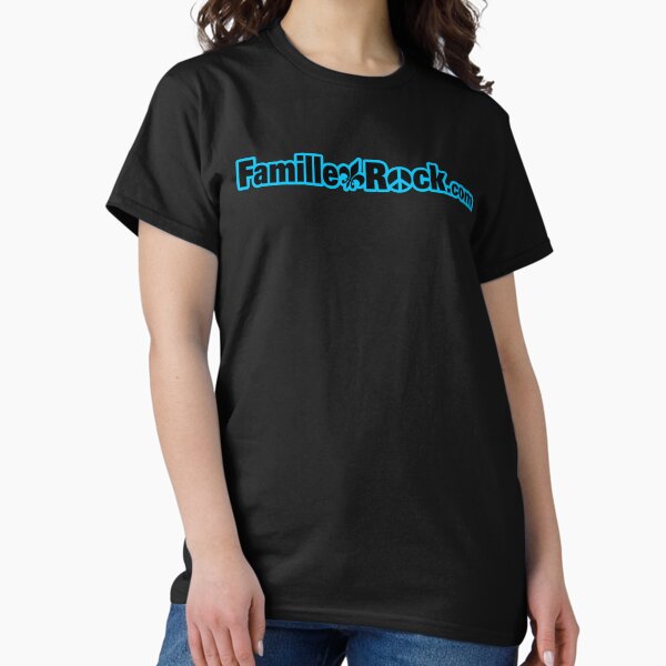 Produits Famillerock.com Bleu T-shirt classique