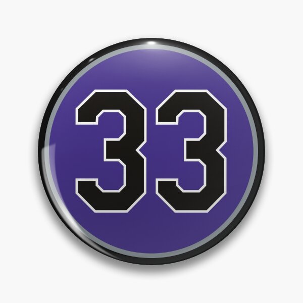 Item preview, Larry Walker #33 Jersey Number designed and sold by StickBall.