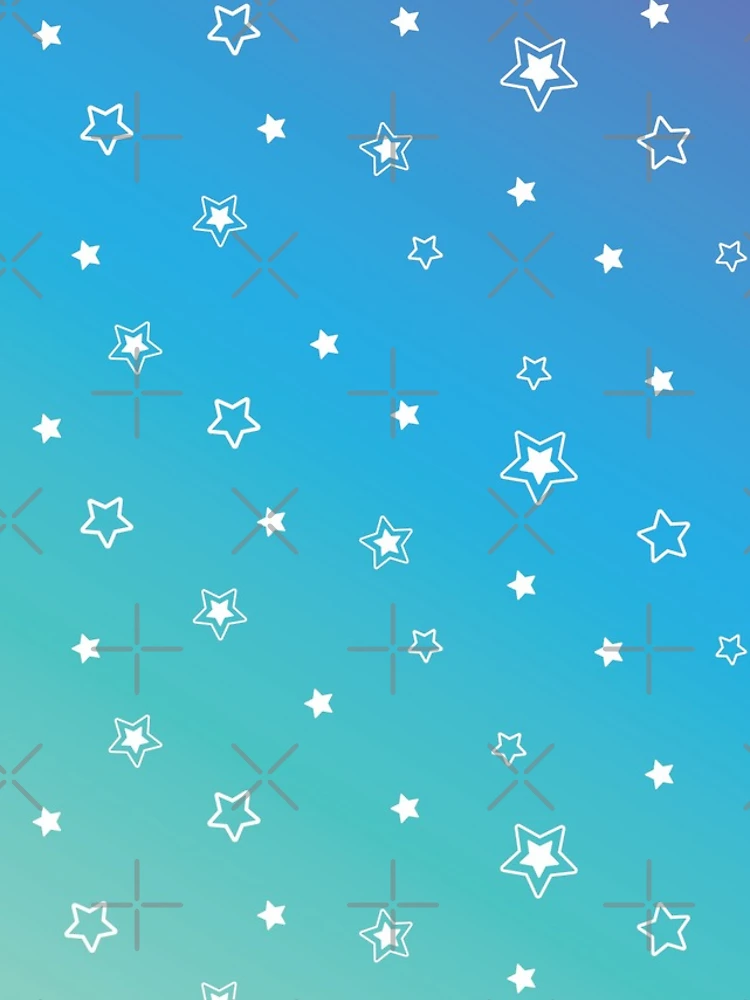 Thumbnail 4 of 4, iPhone Case, Blue Raspberry Slushie Stars Pattern designed and sold by PuddleofStars.