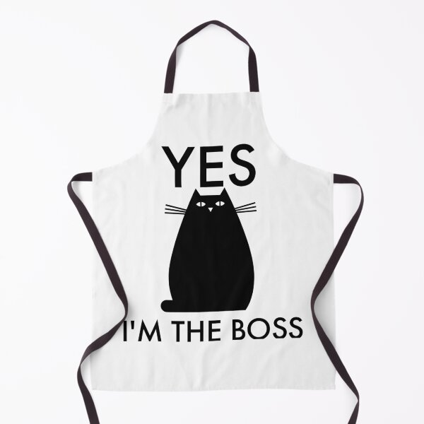 Item preview, Yes I'm the boss! Black cat boss  designed and sold by CreativeEmily.