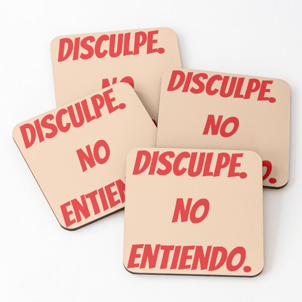 Item preview, Disculpe. No entiendo. designed and sold by Swooncake Press.