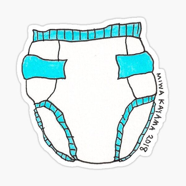 Item preview, Baby Diaper designed and sold by wolflenoa.