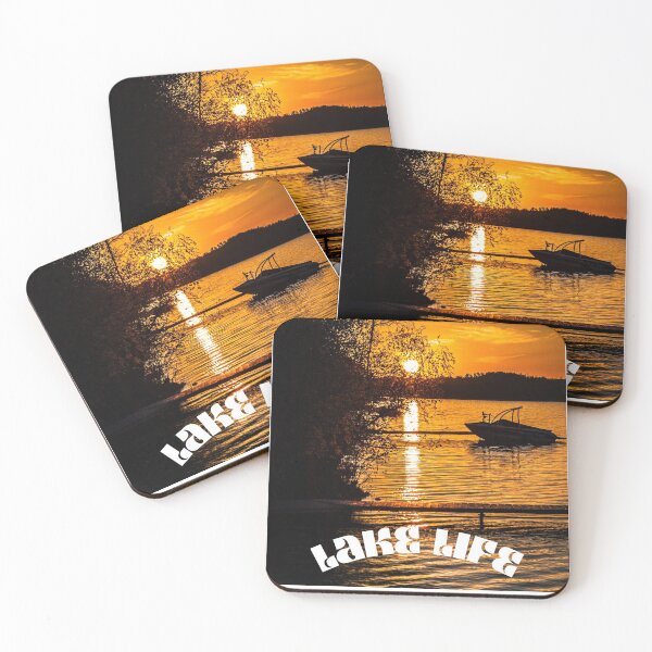 Item preview, Lake Life Sunset designed and sold by Jonathan Ferguson Studios.