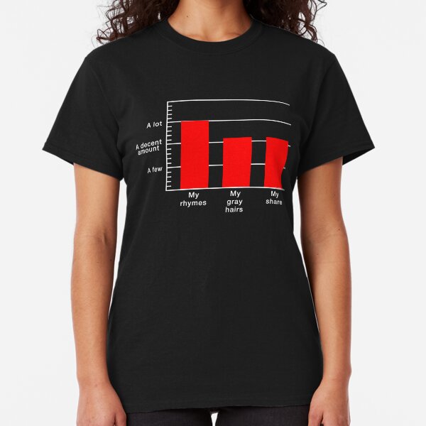 Rhymes to Gray Hairs Bar Graph Classic T-Shirt