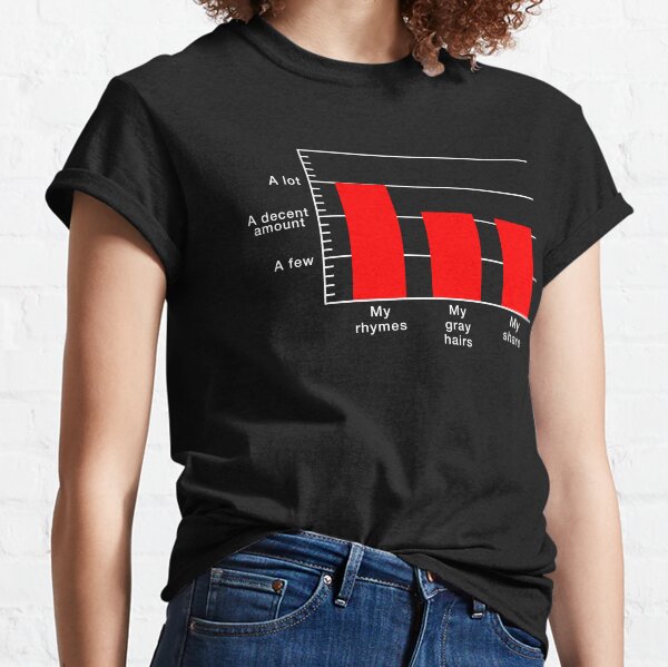Rhymes to Gray Hairs Bar Graph Classic T-Shirt