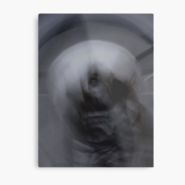 “Transfigured In Silver” Metal Print