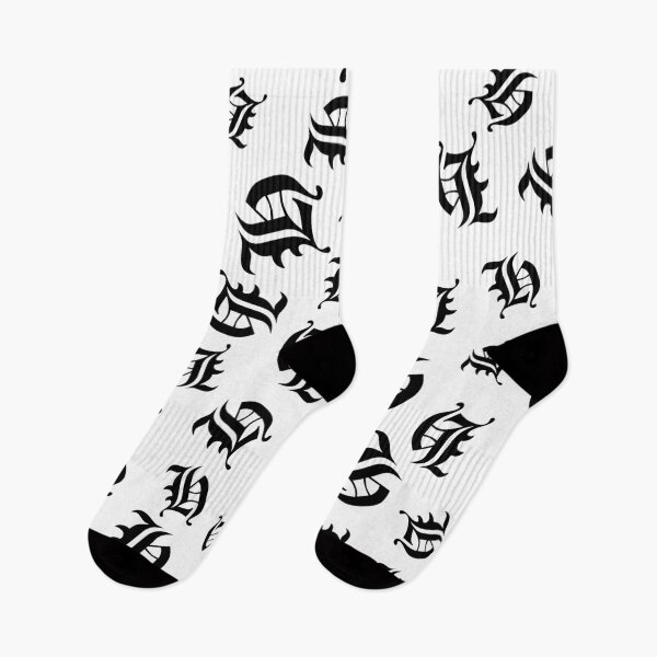 Item preview, H – Old English Initial Black Letter H Pattern  designed and sold by Typeglyphs.