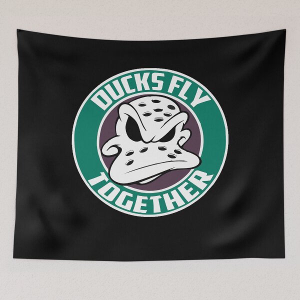 Item preview, Funny Design Mightys Fly Together Ducks Hockey Art designed and sold by JohnKris2.