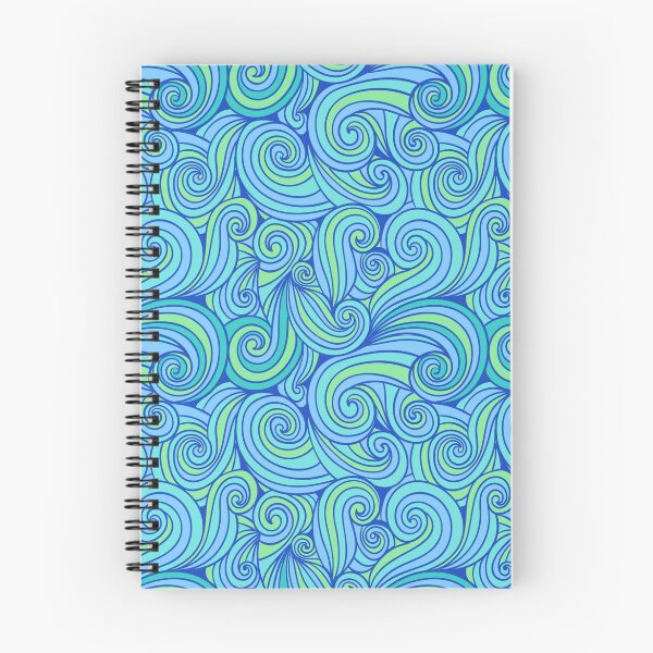 Item preview, Abstract Blue Waves Pattern designed and sold by TastefulDesigns.