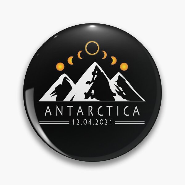 Item preview, Snowy Mountains - Antarctica Total Solar Eclipse December 2021 - US Date Format designed and sold by DOLCEINDIGO.