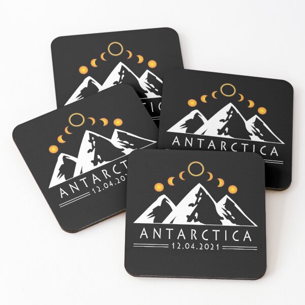 Item preview, Snowy Mountains - Antarctica Total Solar Eclipse December 2021 - US Date Format designed and sold by DOLCEINDIGO.