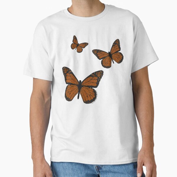 Doodled Monarch Classic T-Shirt