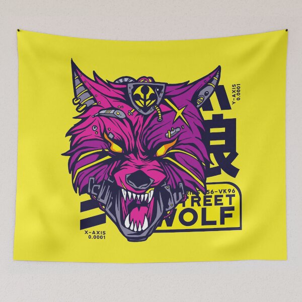 Item preview, Cyberpunk Wolf designed and sold by Animal Gifts For Animal Lovers.