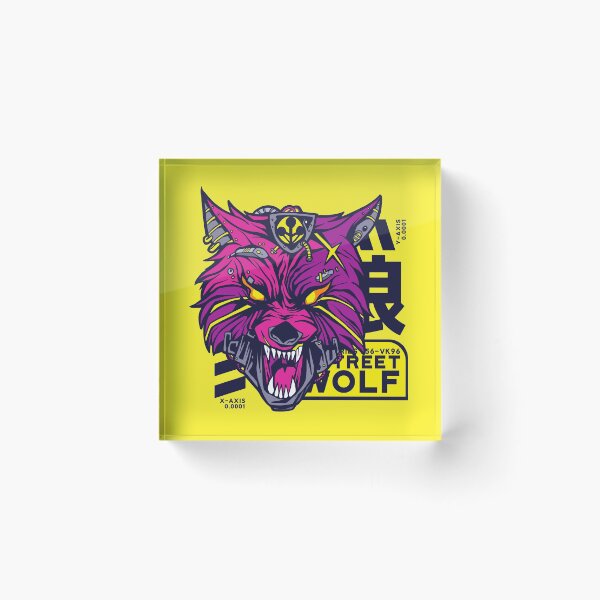 Item preview, Cyberpunk Wolf designed and sold by Animal Gifts For Animal Lovers.