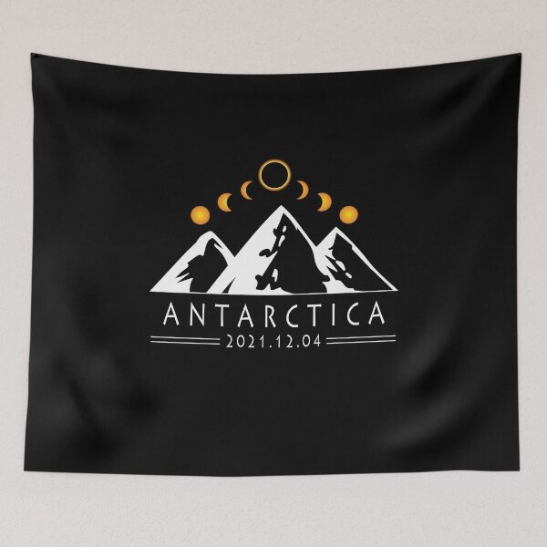 Item preview, Snowy Mountains - Antarctica Total Solar Eclipse December 2021 - Int Date Format designed and sold by DOLCEINDIGO.