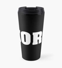 Korg White Travel Mug