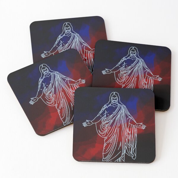 Item preview, LDS Watercolor Jesus Logo  designed and sold by wordscribbles.